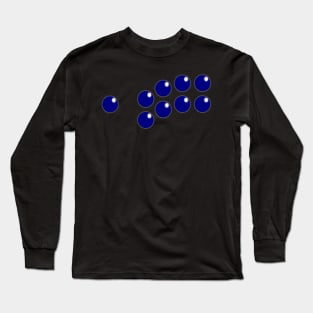 Arcade Controls Blue Long Sleeve T-Shirt